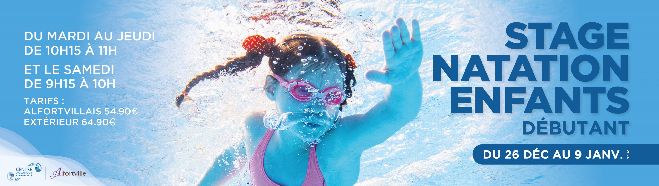 STAGE NATATION ENFANTS DÉBUTANT